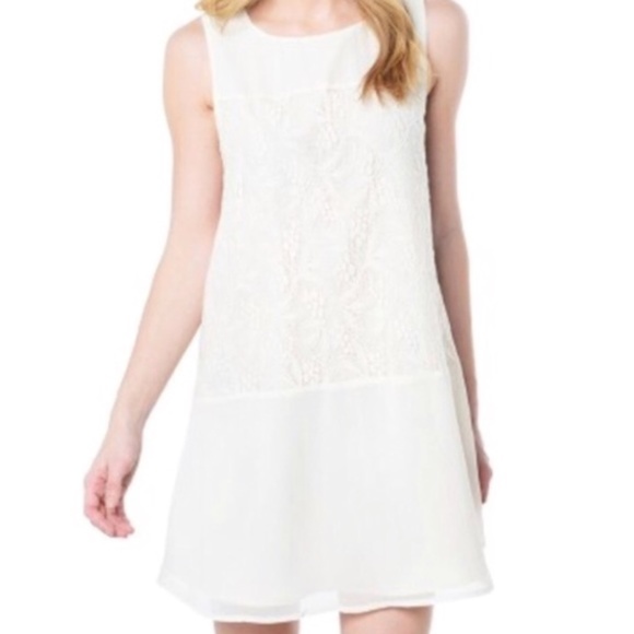 Anthropologie Dresses & Skirts - Cupcakes And Cashmere Cream Mini Dress